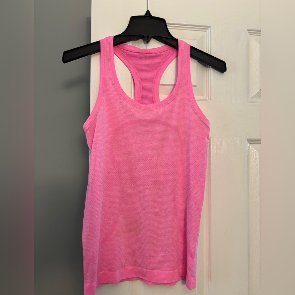 Lululemon Athletica Vibrant Pink Tank Top